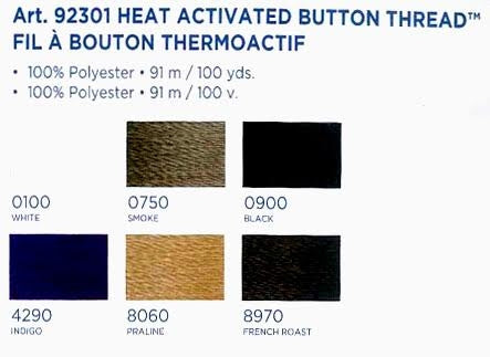Heat Activated Button Thread