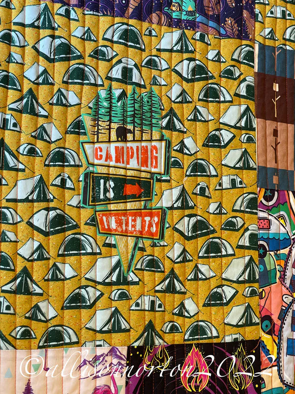 Camping is In Tents LARGE Panel RetailR25