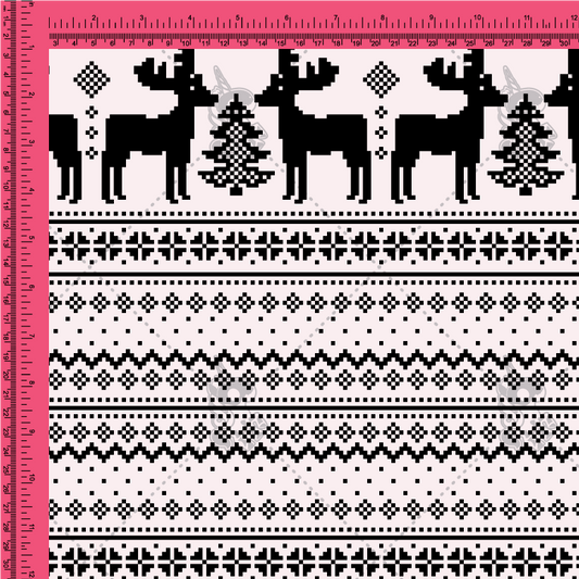 Black Reindeer on Ice Ugly Season Companion  RetailR27